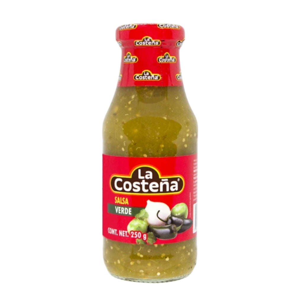 Salsa Verde Mexicana La Costeña 250 g – Sauce mexicaine verte traditionnelle, disponible à Toulouse et livraison France
