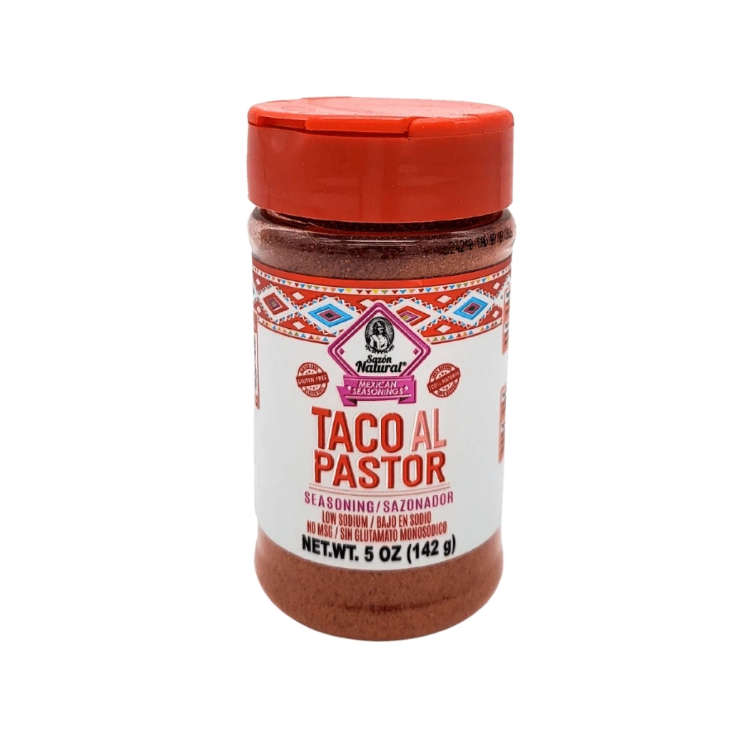 Sazonador Taco Al Pastor 142 g – Assaisonnement mexicain naturel pour tacos, disponible à Toulouse et livraison France
