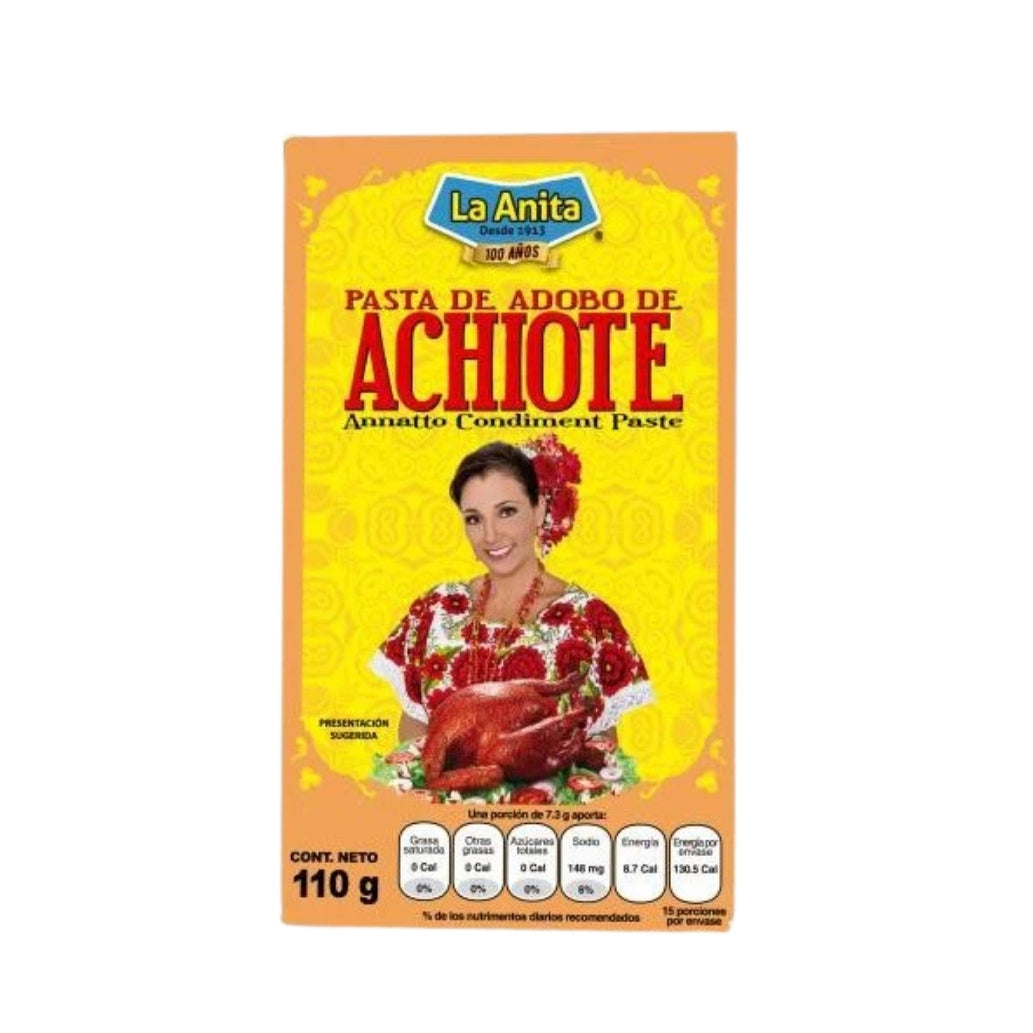 Achiote La Anita 110 g – assaisonnement mexicain pour marinades et plats traditionnels