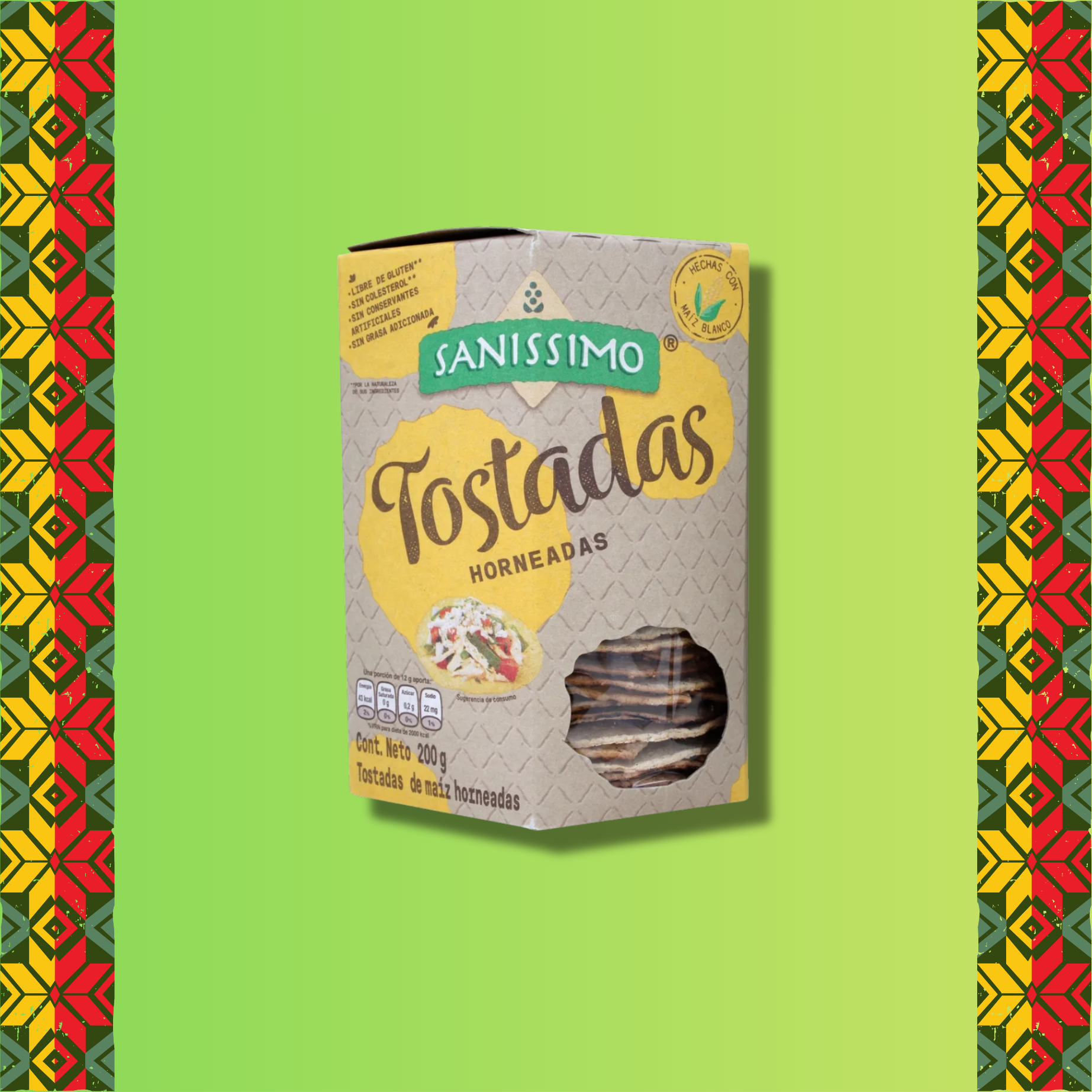 TOSTADAS MEXICAINES AU MAÏS – Saníssimo (200 g)